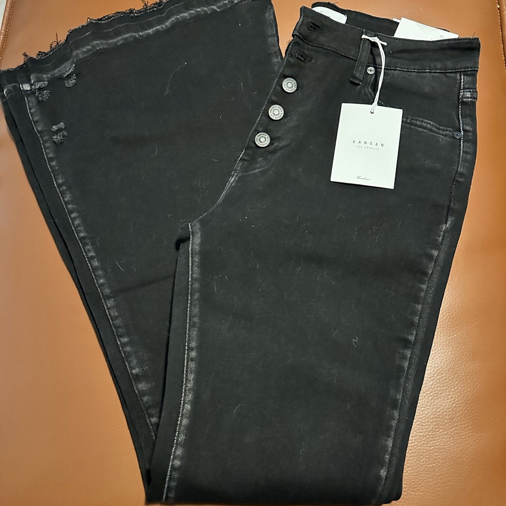 KanCan Black Flare Women's Jeans